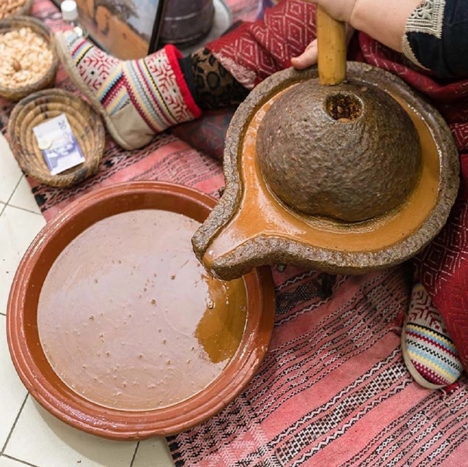Visite d'une coopérative d'huile d'argan