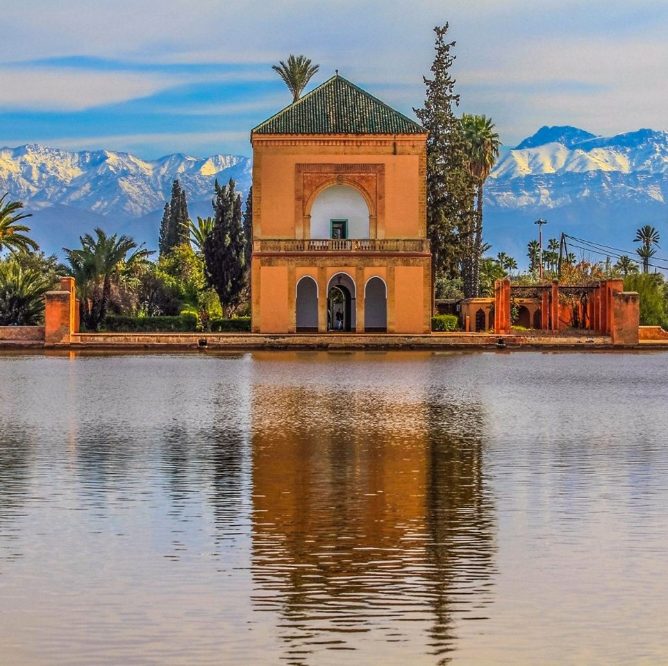 Visite des jardins de la Menara