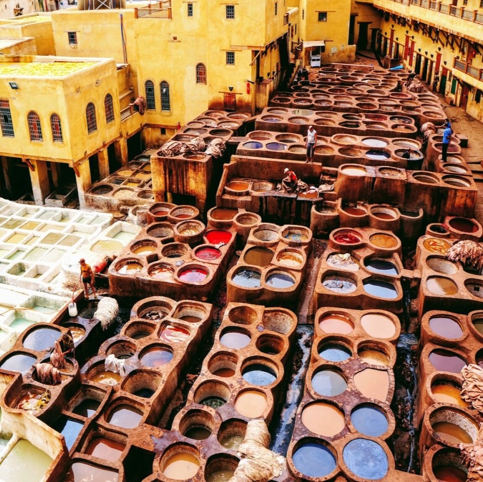 Visite des tanneries de Marrakech